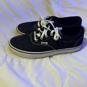Vans Authentic, Black, Womens 8.5